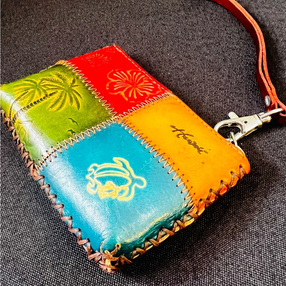 Handmade leather wallet/coin purse